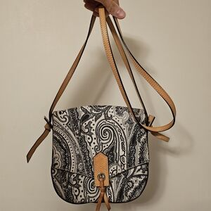 Paisley Print Crossbody Bag